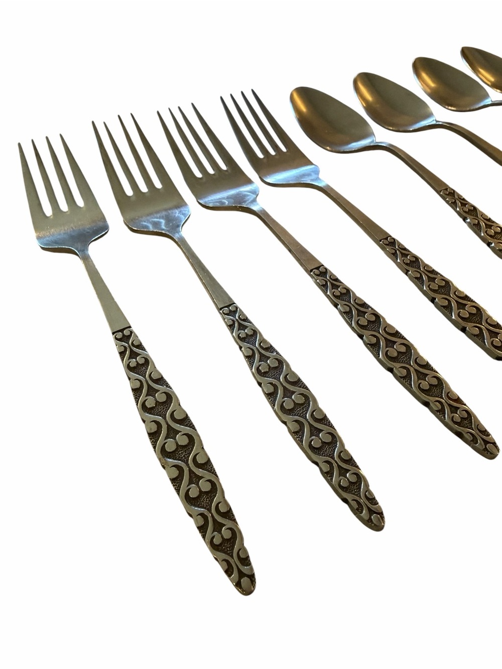 Vintage 1960’s Malta Japan Stainless Steel Flatware Set